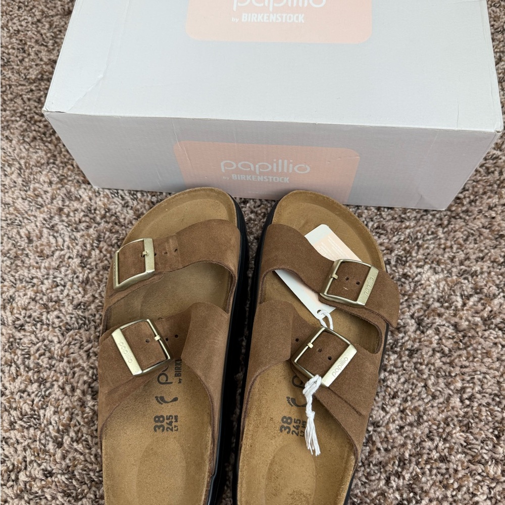 Birkenstock Dark Brown Chunky Sandals